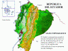 Fisica Relieve Mapa Topografico Ecuador